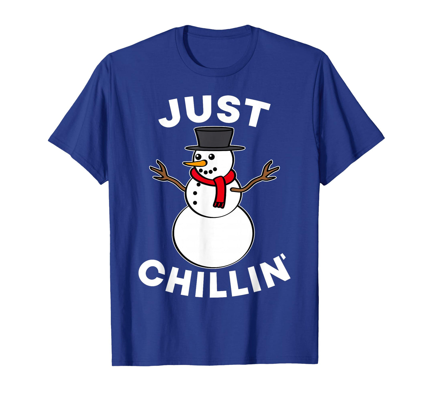 Just Chillin Snowmies Snowman Friends Christmas Winter Party T-Shirt