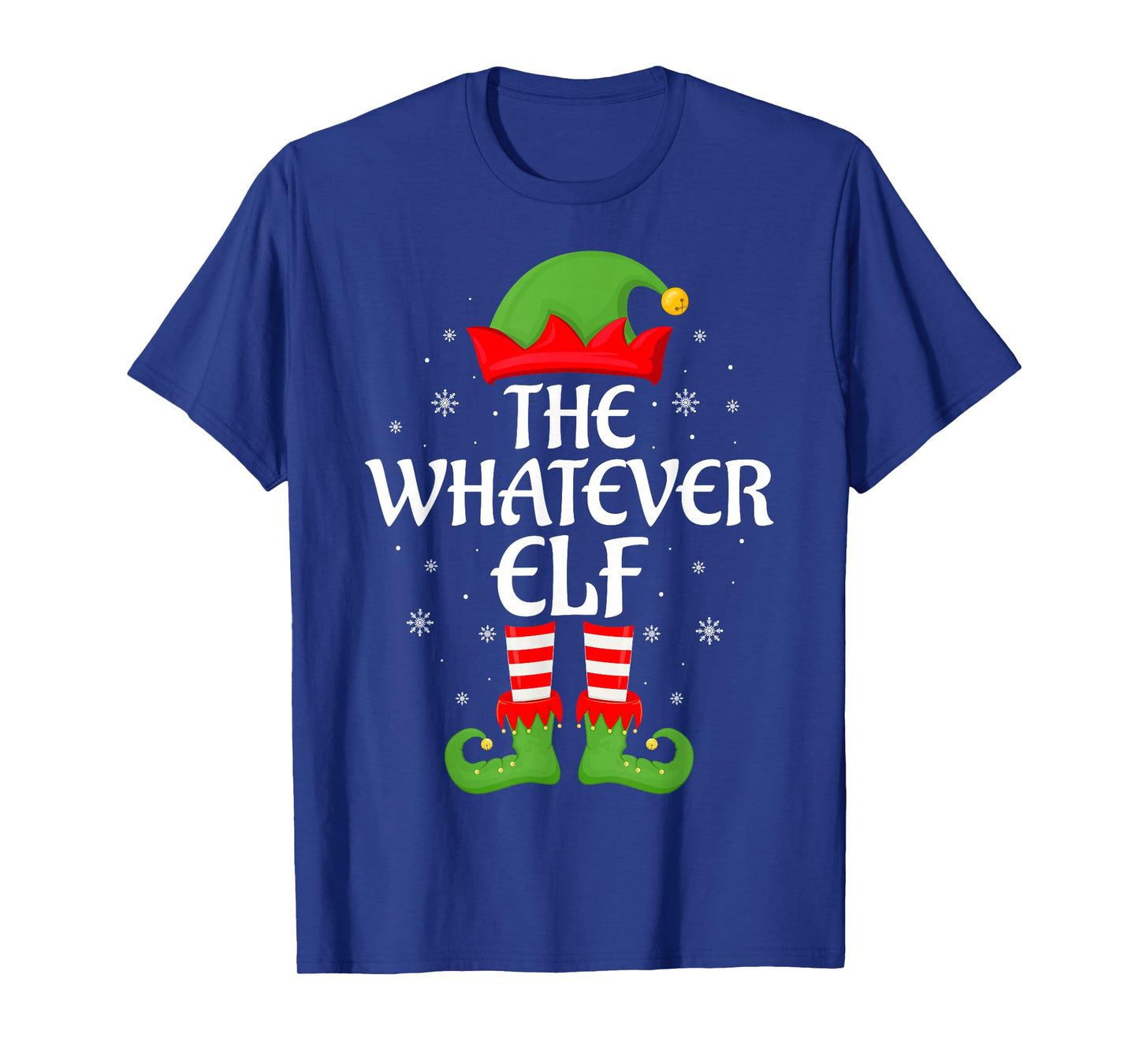 Whatever Elf Xmas Family Matching Elf Squad Christmas T-Shirt