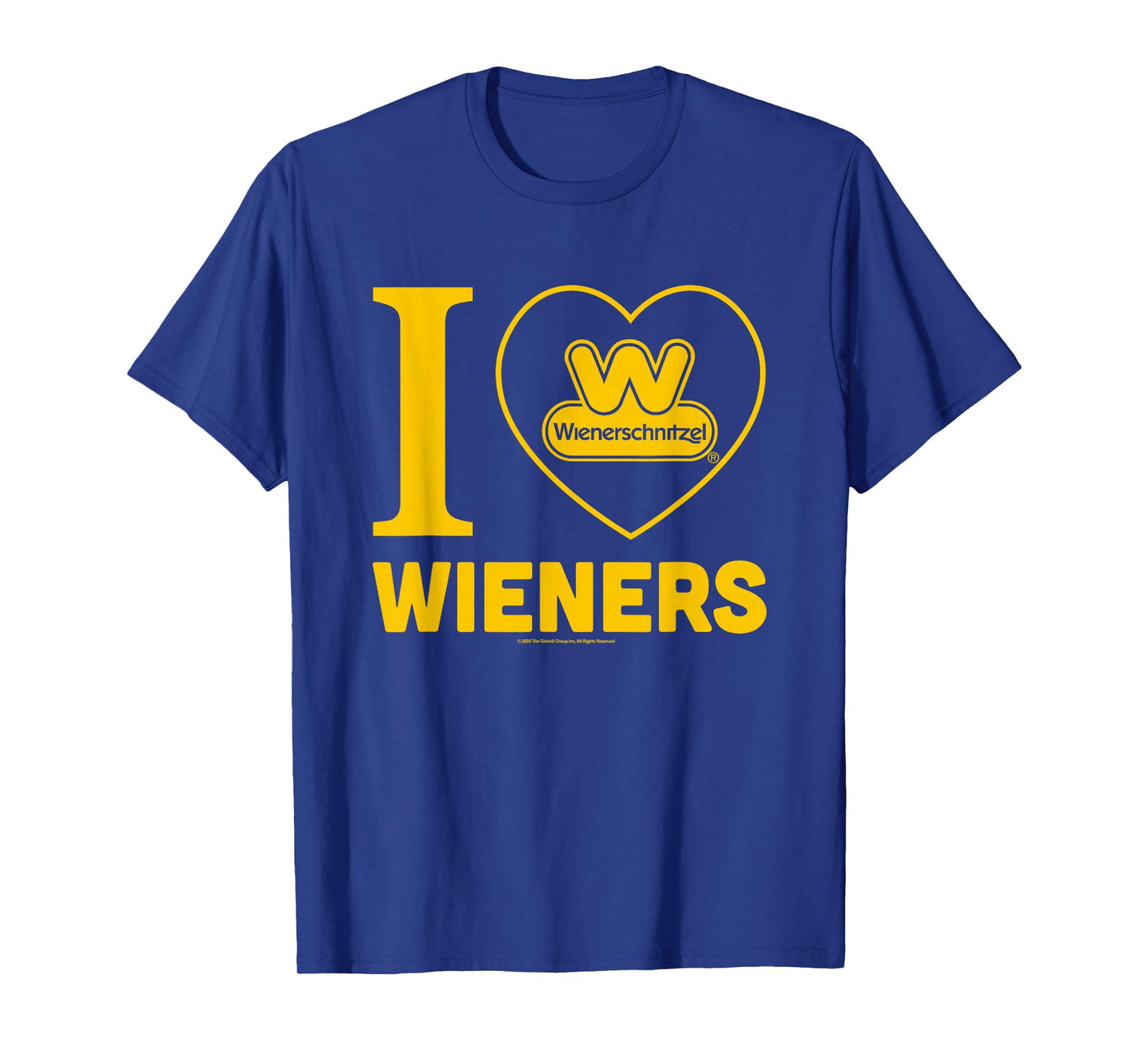 Wienerschnitzel I Love Wieners Big Chest Logo T-Shirt
