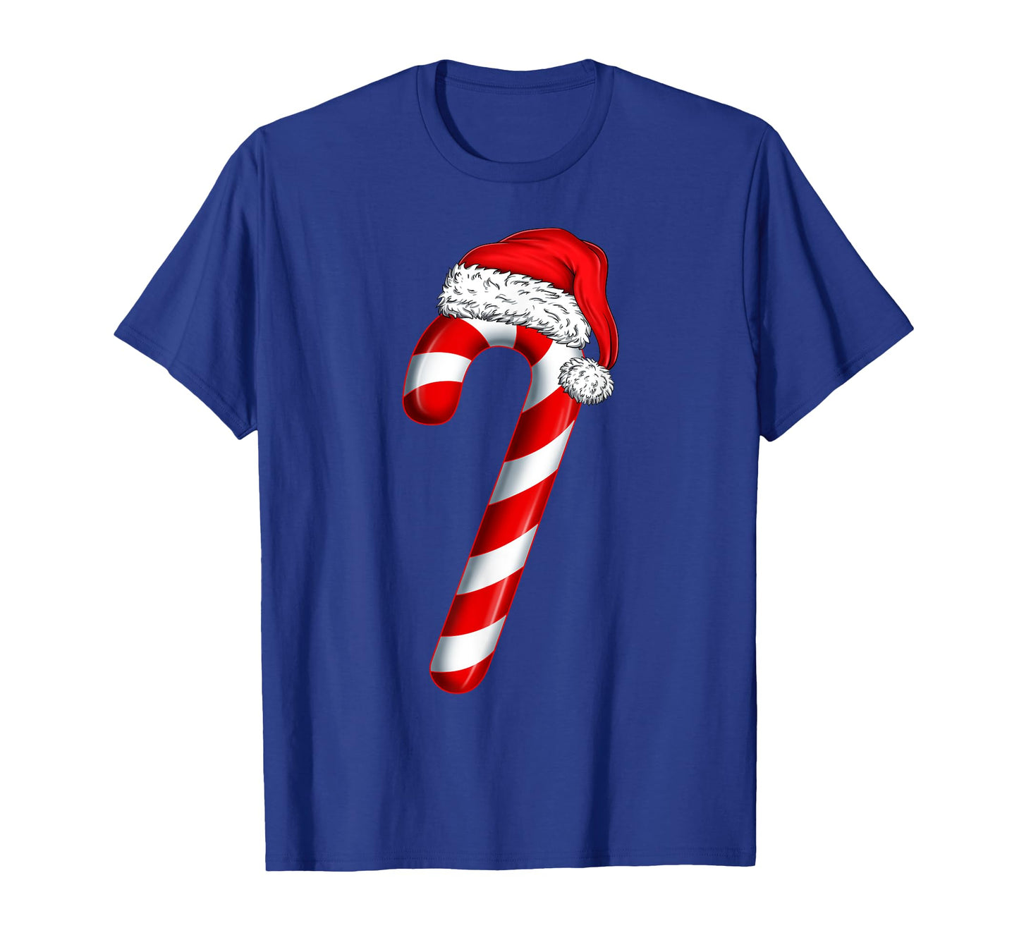 Christmas Crew Candy Cane Santa Hat Kids Girls Boys Women T-Shirt