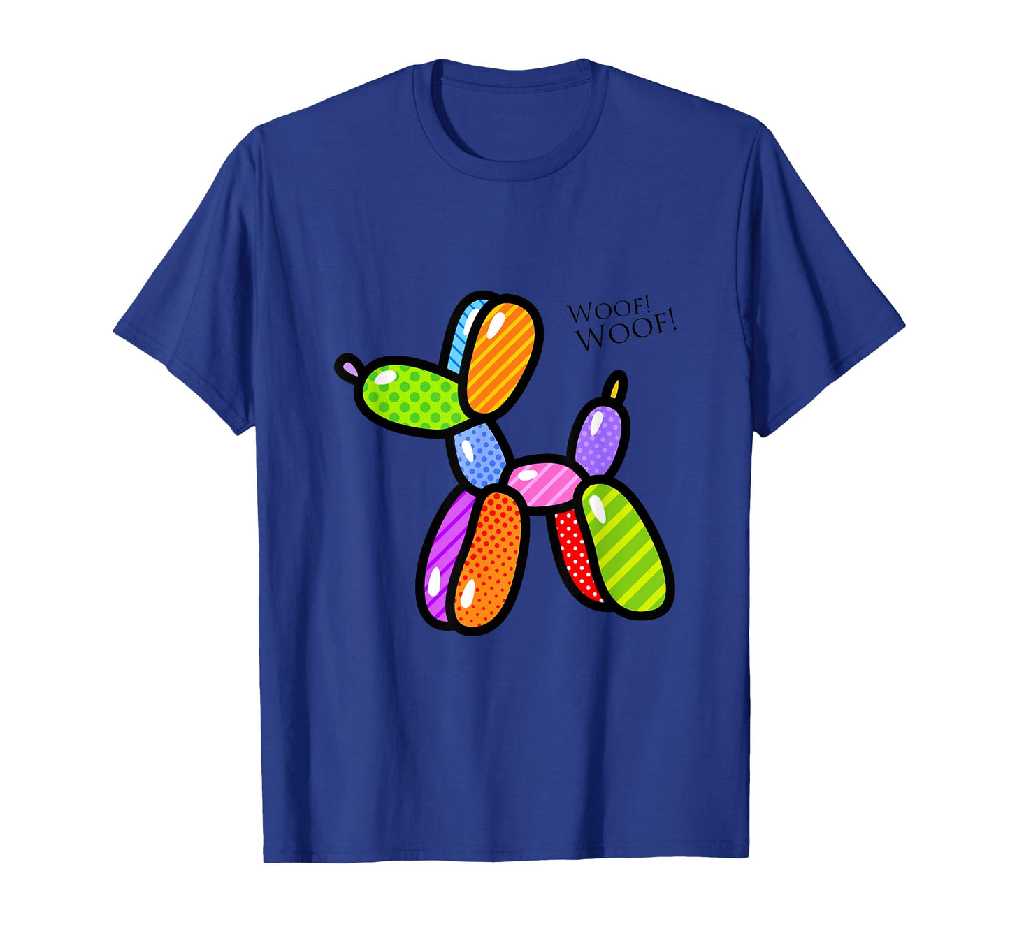 Poodle Dog Balloon Animal Illustration Graphic Designs T-Shirt