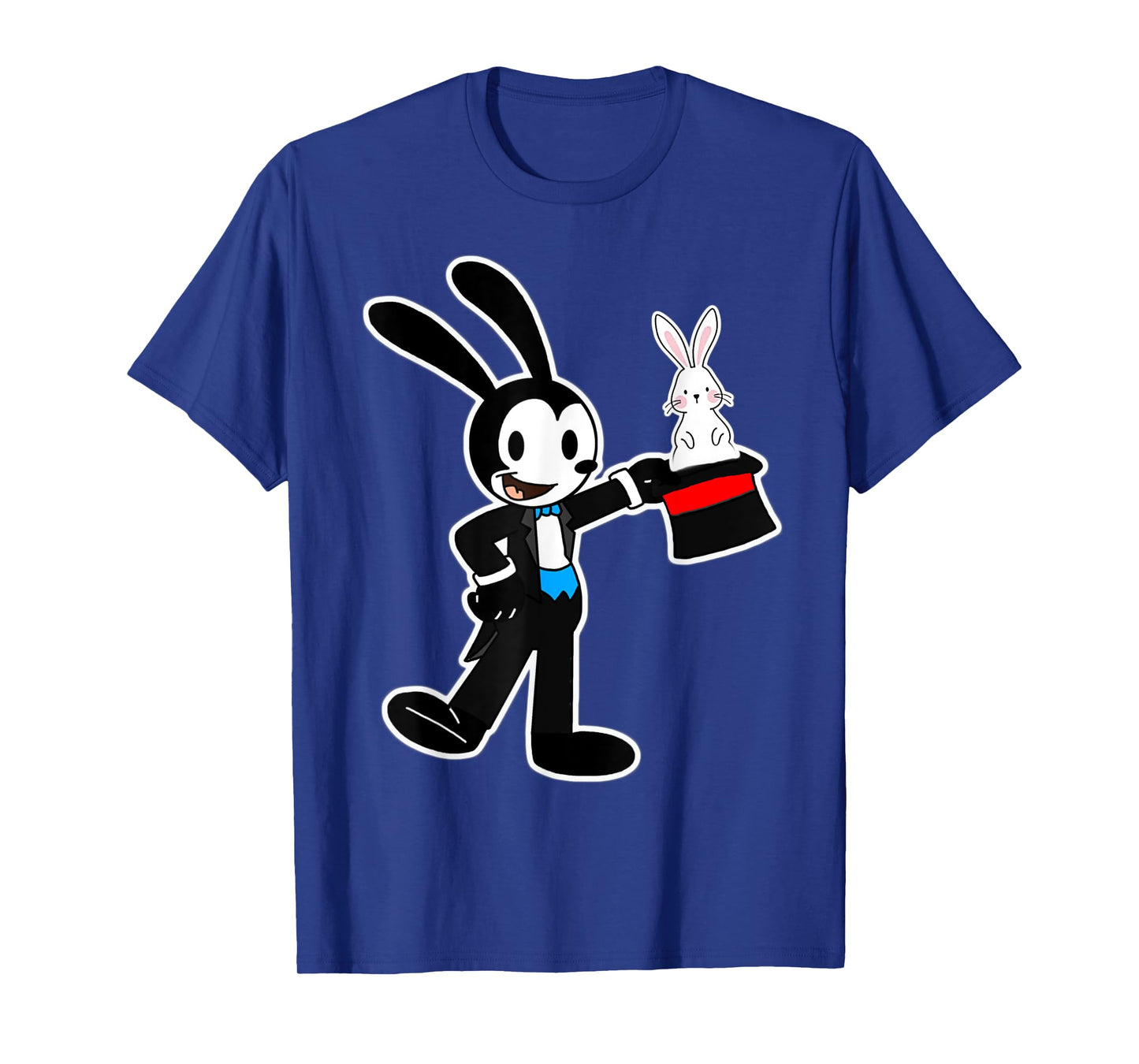 Oswald Rabbit Magician pulls Rabbit out of Hat T-Shirt