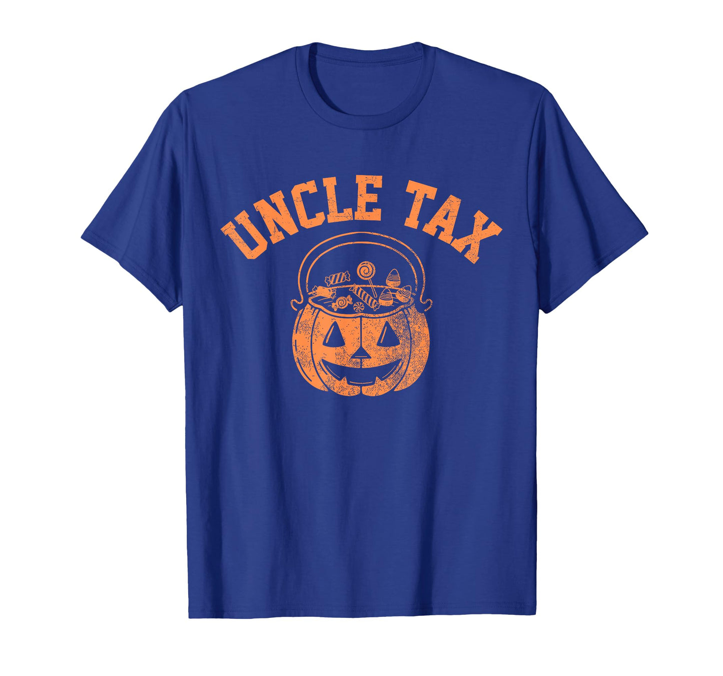 Vintage Uncle Tax Halloween Pumpkin Spooky Trick or Treat T-Shirt