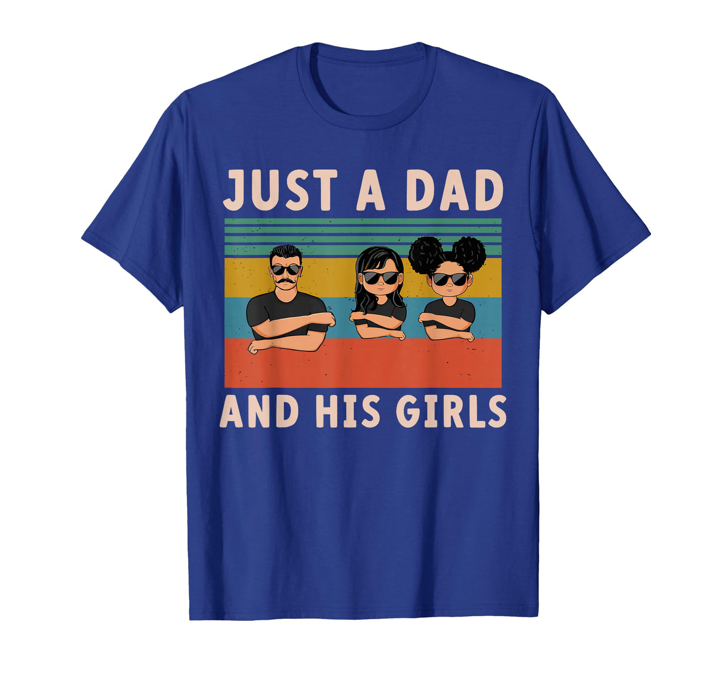 Just A Dad And His Girl Daddy Father's Day 2024 T-Shirt