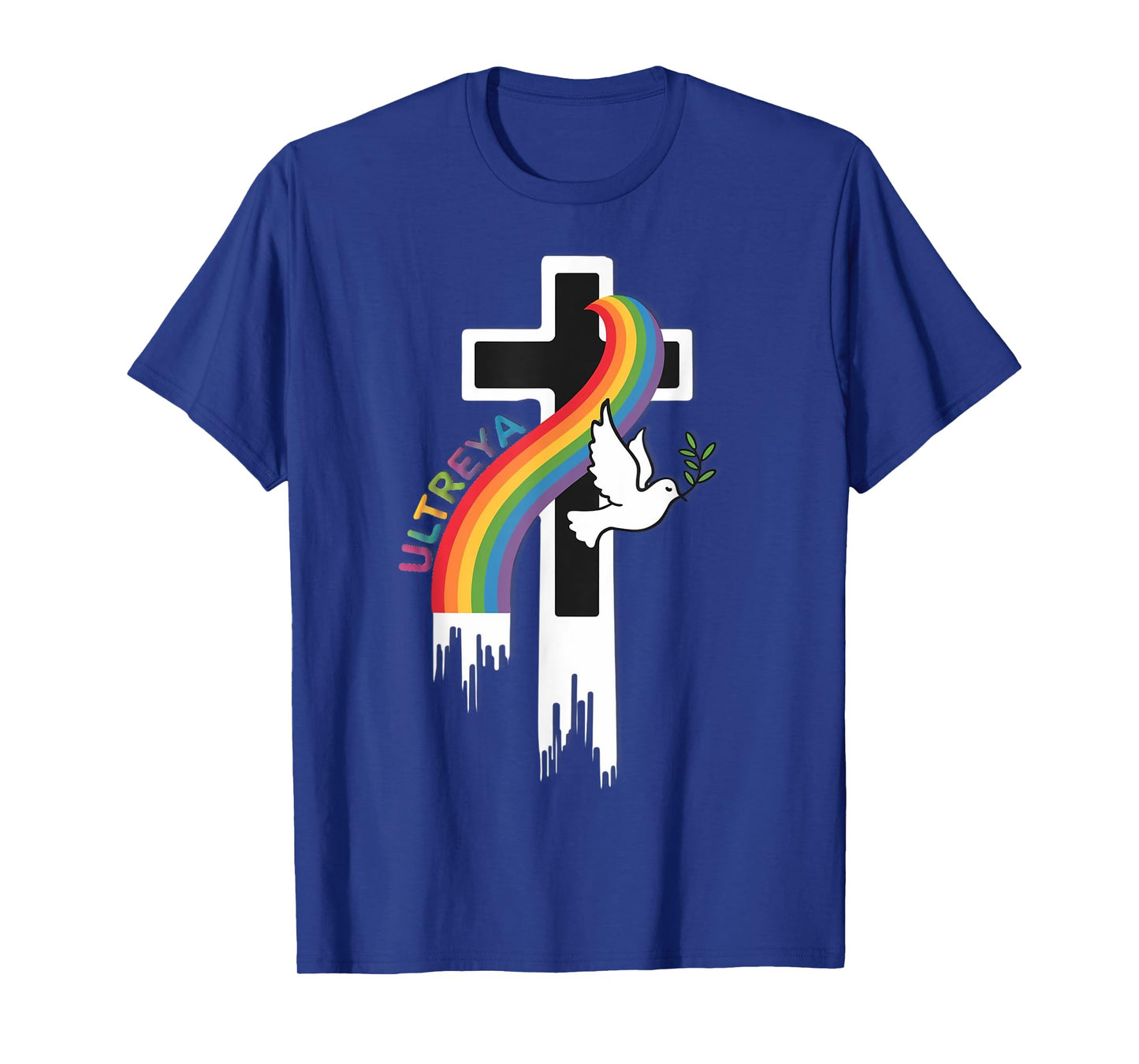 DeColores Cursillo Rainbow Rooster Catholic T-Shirt