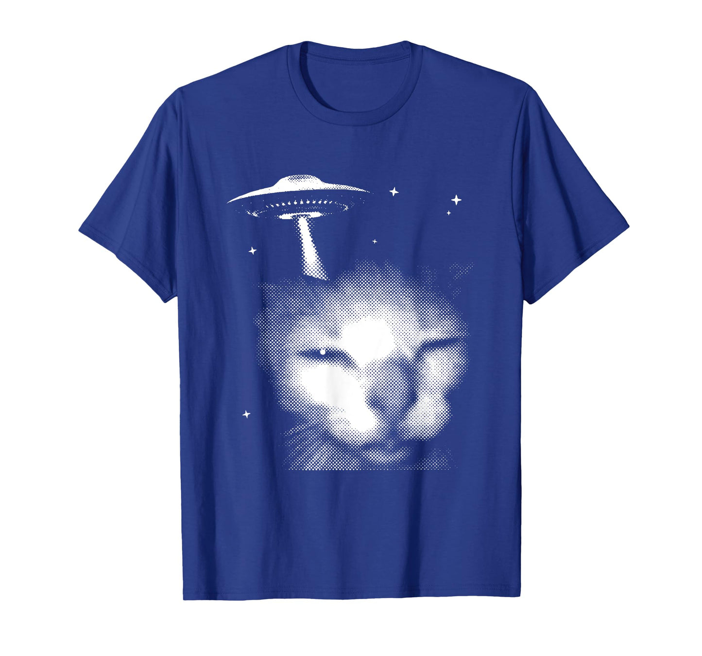 Y2k Alien UFO Cat Vintage 90s Retro Silly Cats Cat Lover T-Shirt