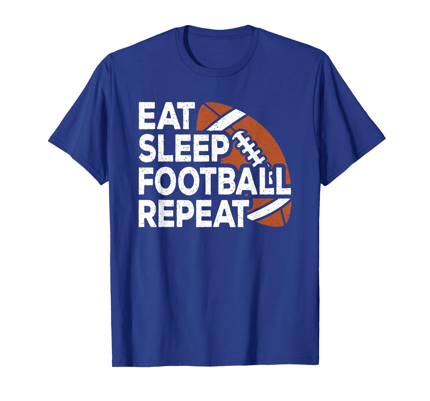 Eat Sleep Football Repeat American Football Men Boys Kids T-Shirt