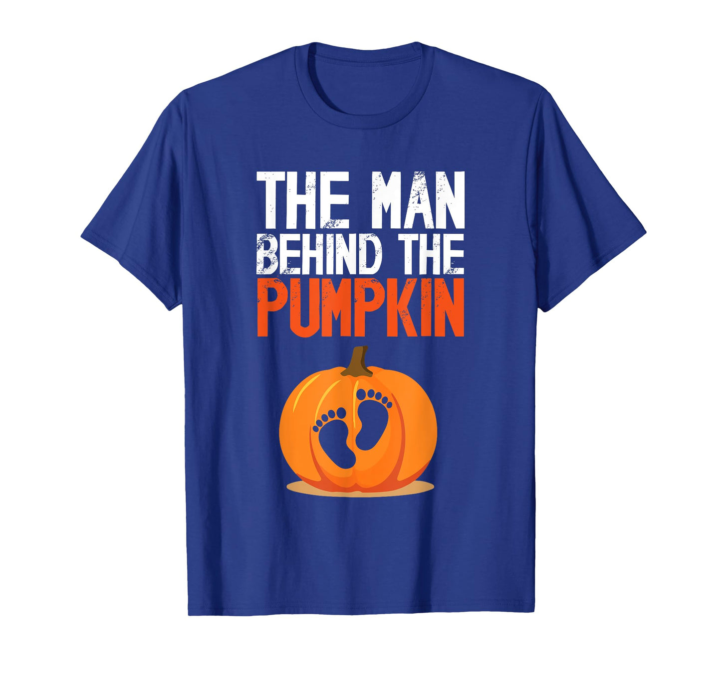 Halloween Man Behind The Pumpkin Cute Pregnancy Announcement T-Shirt