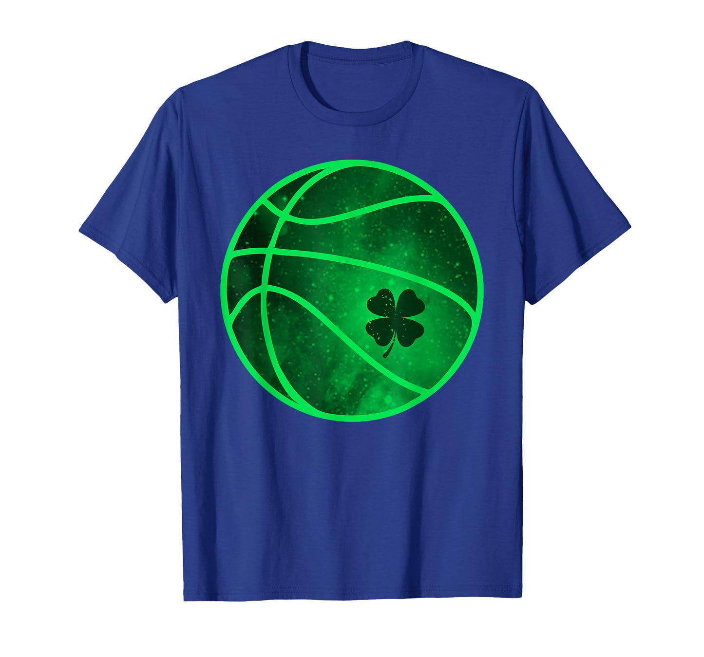Basketball Lucky Shamrock Clover St. Patrick's Day Funny T-Shirt