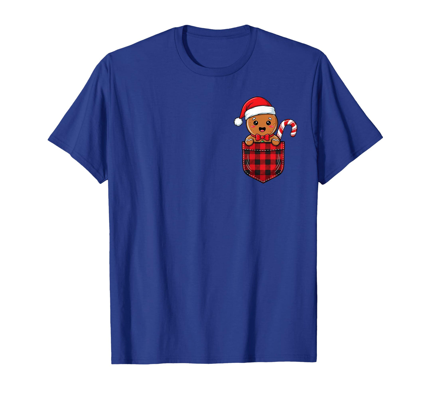 Gingerbread in Pocket Funny Christmas Cookie Boys Girls T-Shirt