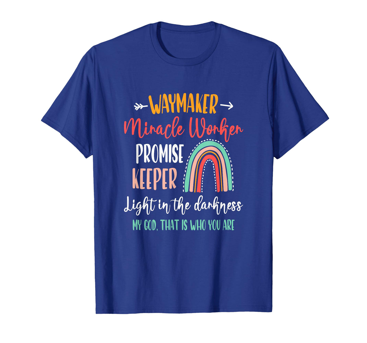 Waymaker Promise Keeper Miracle Worker Christian Kids Jesus T-Shirt