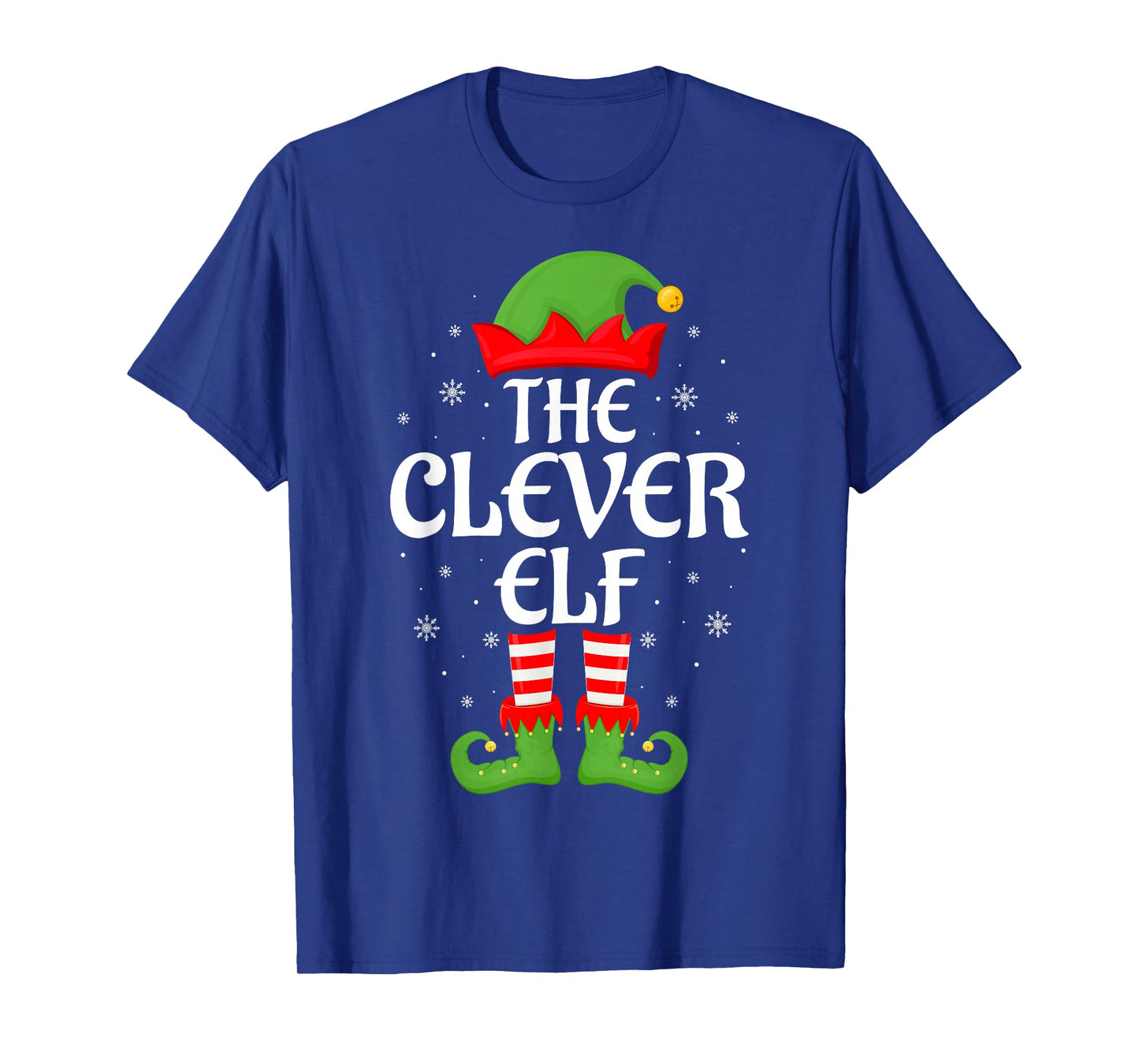 Clever Elf Xmas Family Matching Elf Squad Christmas T-Shirt
