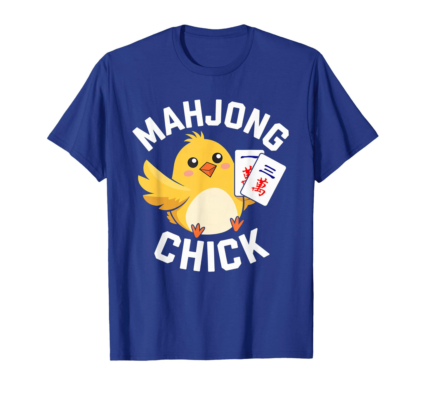 Mahjong Chick Chinese Board Game Player T-Shirt
