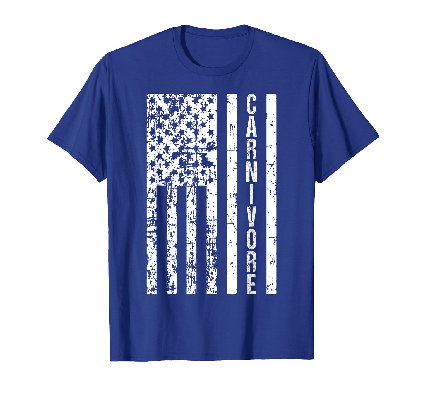 American Flag Carnivore Diet Meat Eater T-Shirt