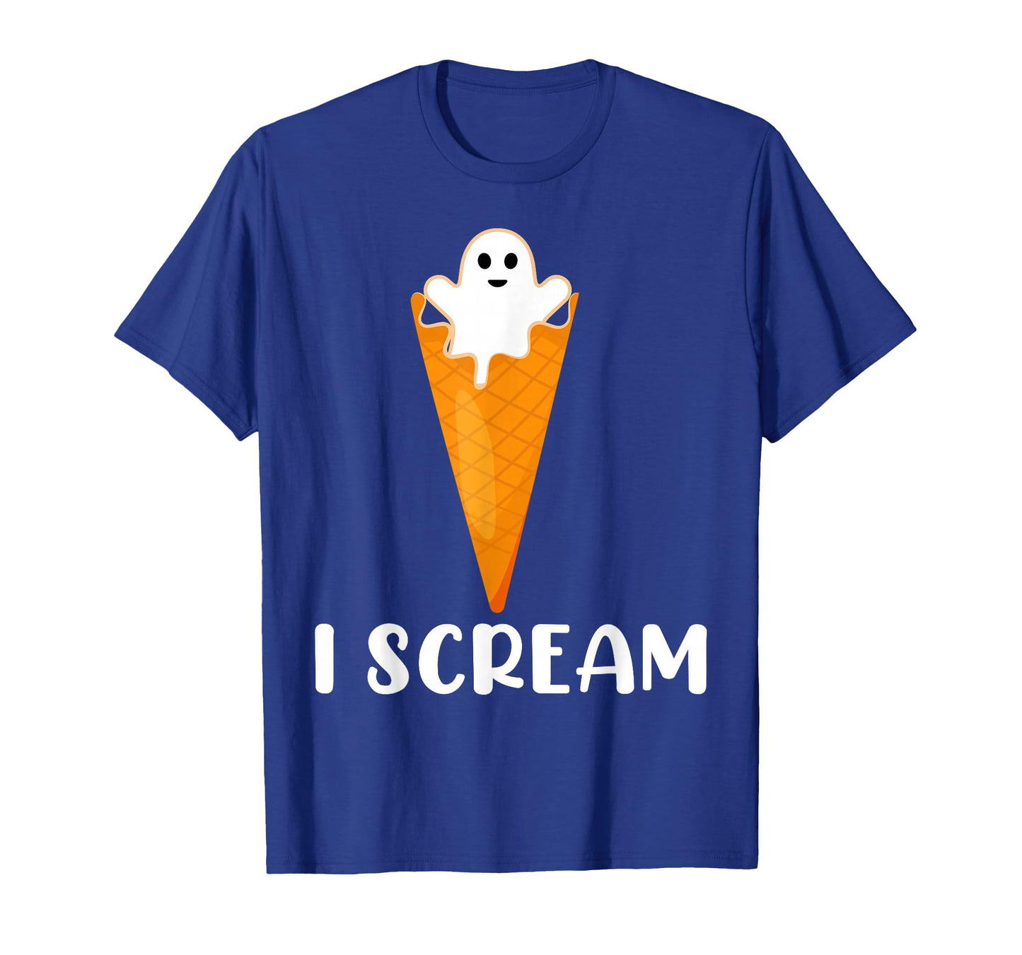 I Scream Funny Ghost Ice Cream Trick/Treat Halloween Costume T-Shirt