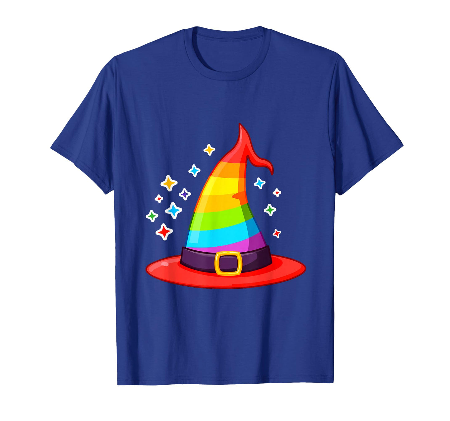 Rainbow Witch Hat LGBTQ Halloween T-Shirt