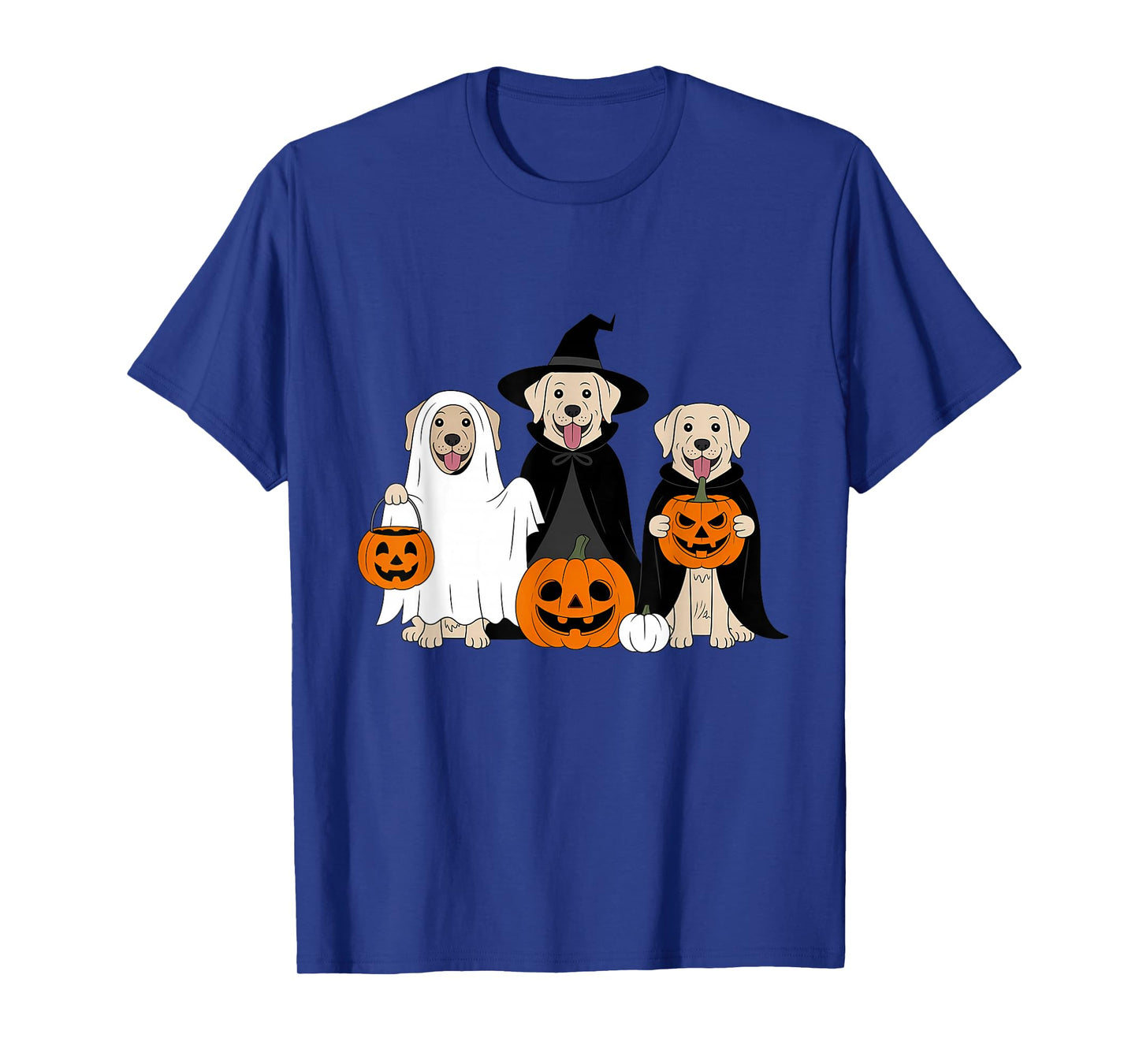 Cute Halloween Dogs with Pumpkins T-Shirt