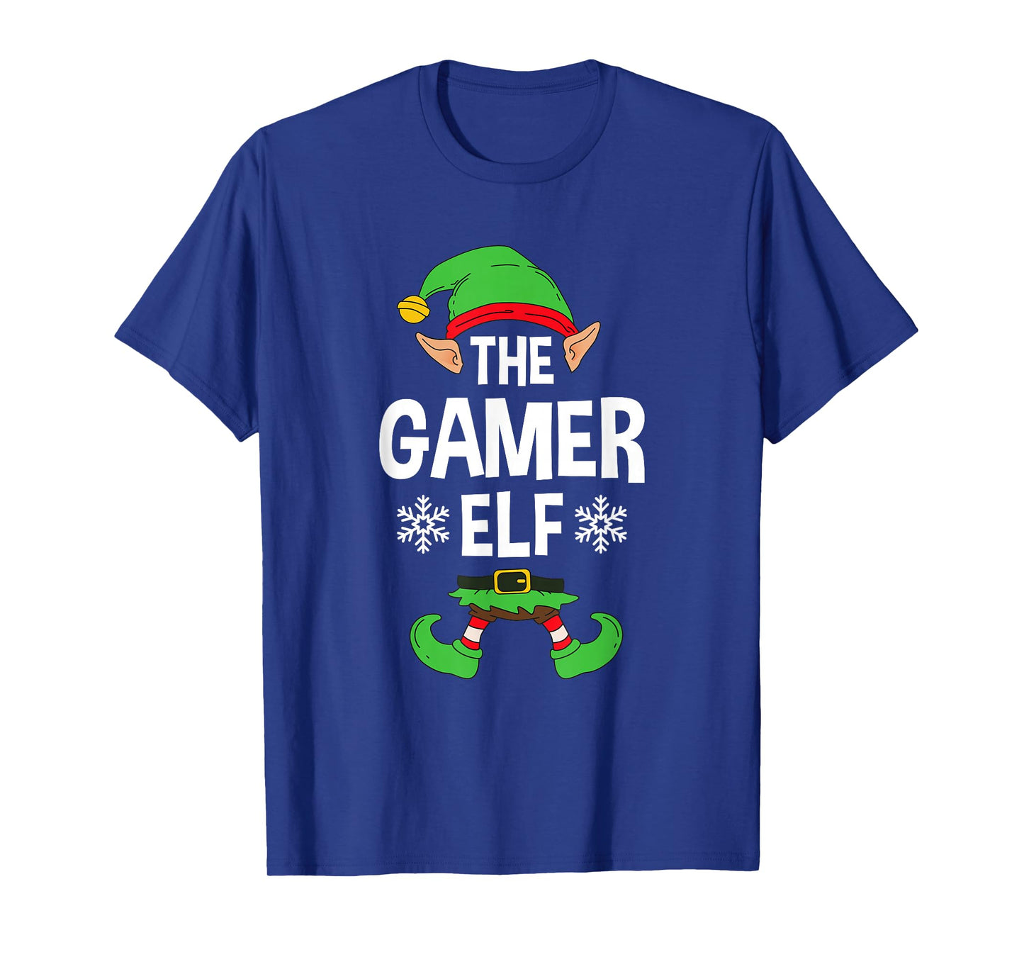 The Gamer Elf Party Family Group Matching X-Mas Gaming Quote T-Shirt