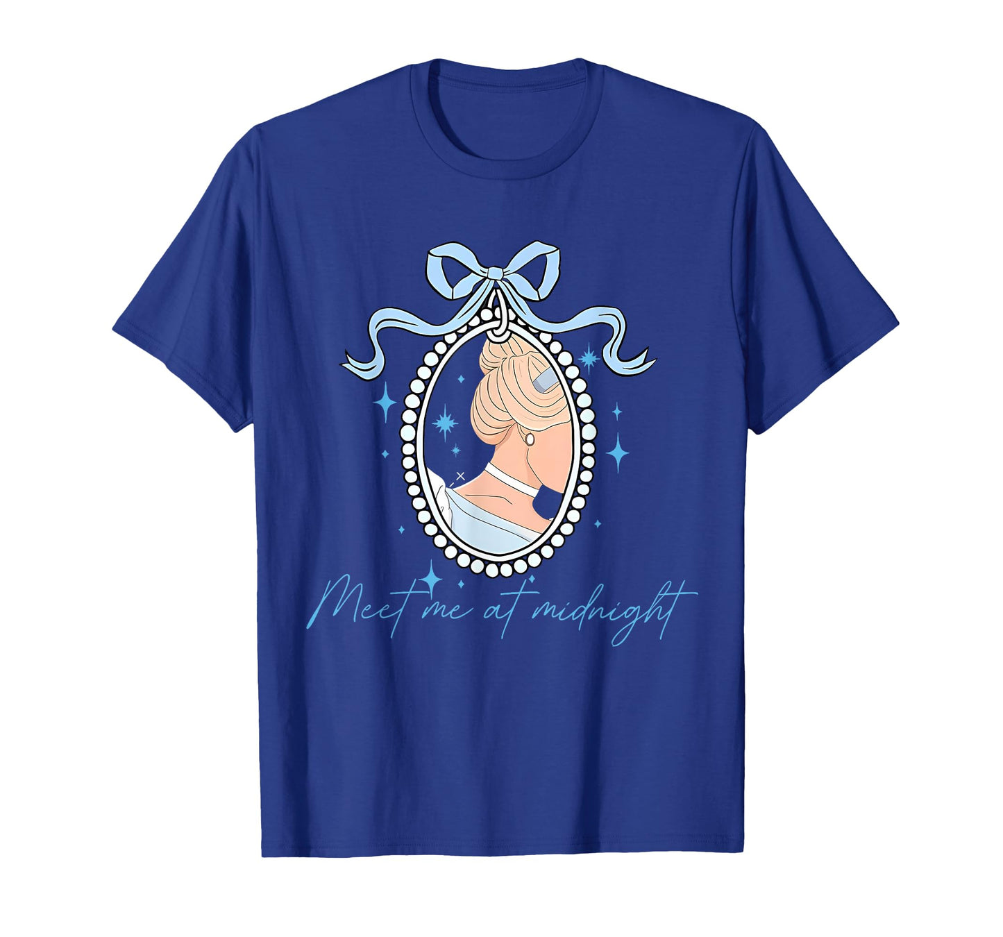 Vintage Coquette Bow Meet Me At Midnight T-Shirt