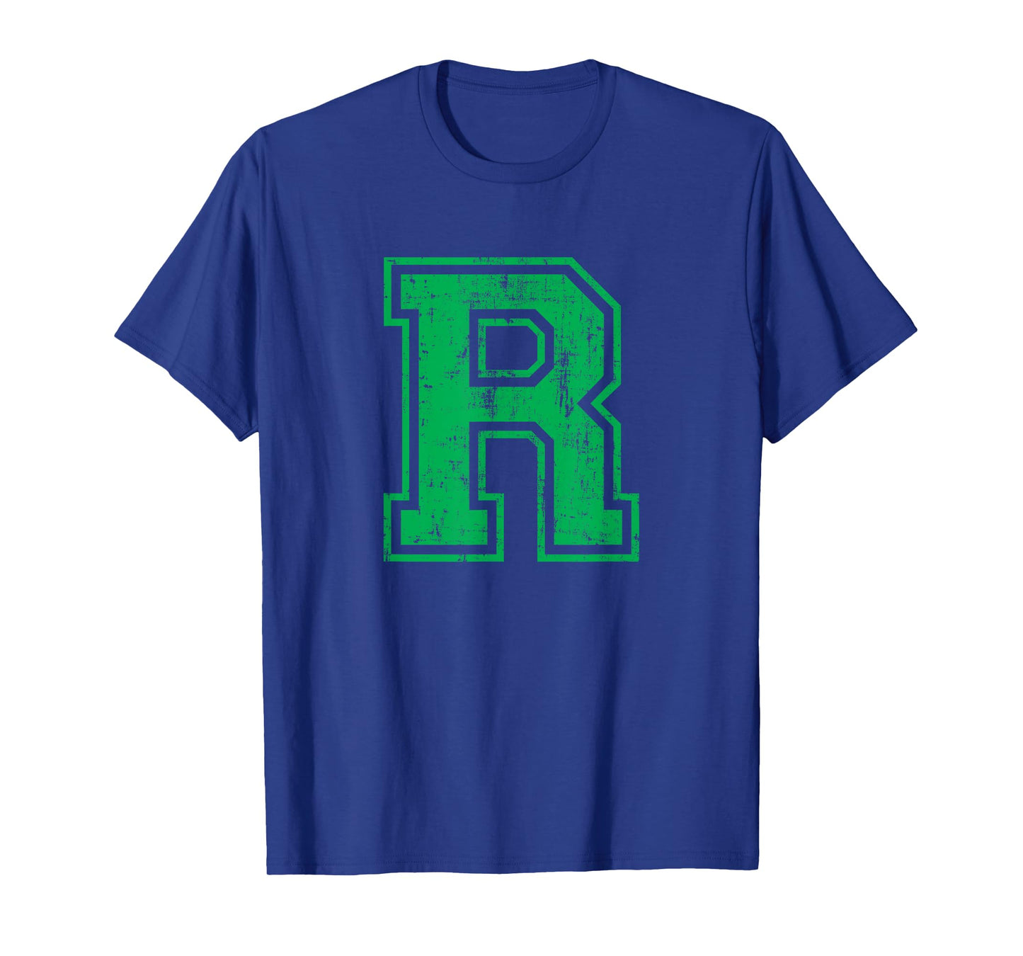 Letter R Uppercase Alphabet Initial Classic School College T-Shirt