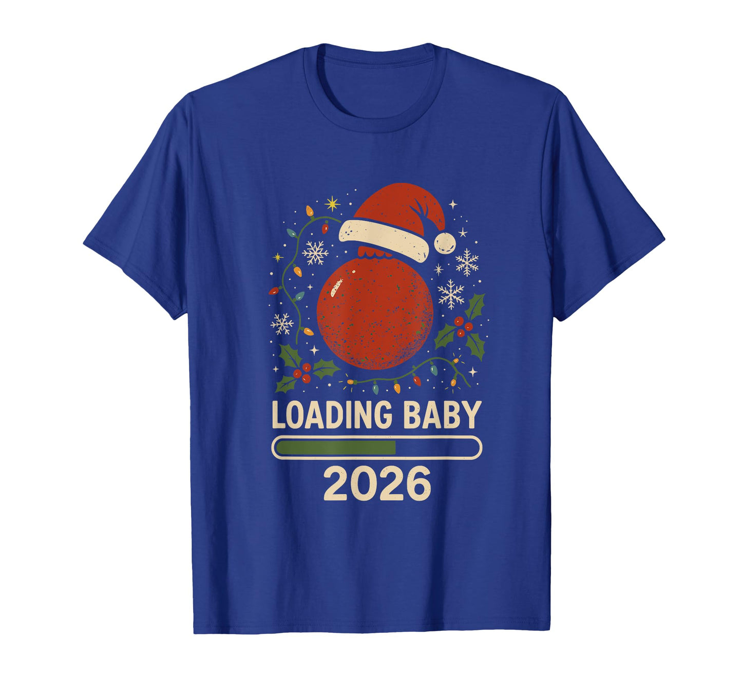 Christmas Baby Loading 2026 Ornament Design T-Shirt
