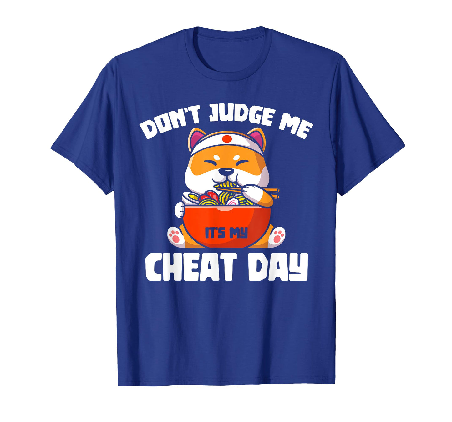 Funny Animal Lover Gift Cute Cat Gym Workout Cheat Day T-Shirt