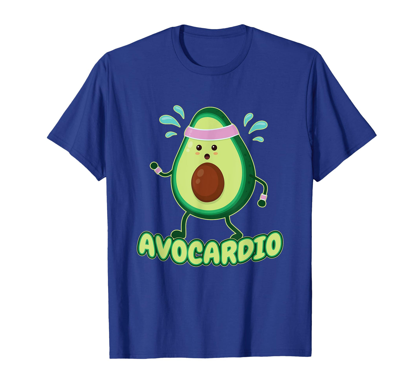 Avocardio Avo-Cardio Exercising Fitness Gym Runner Avocado T-Shirt