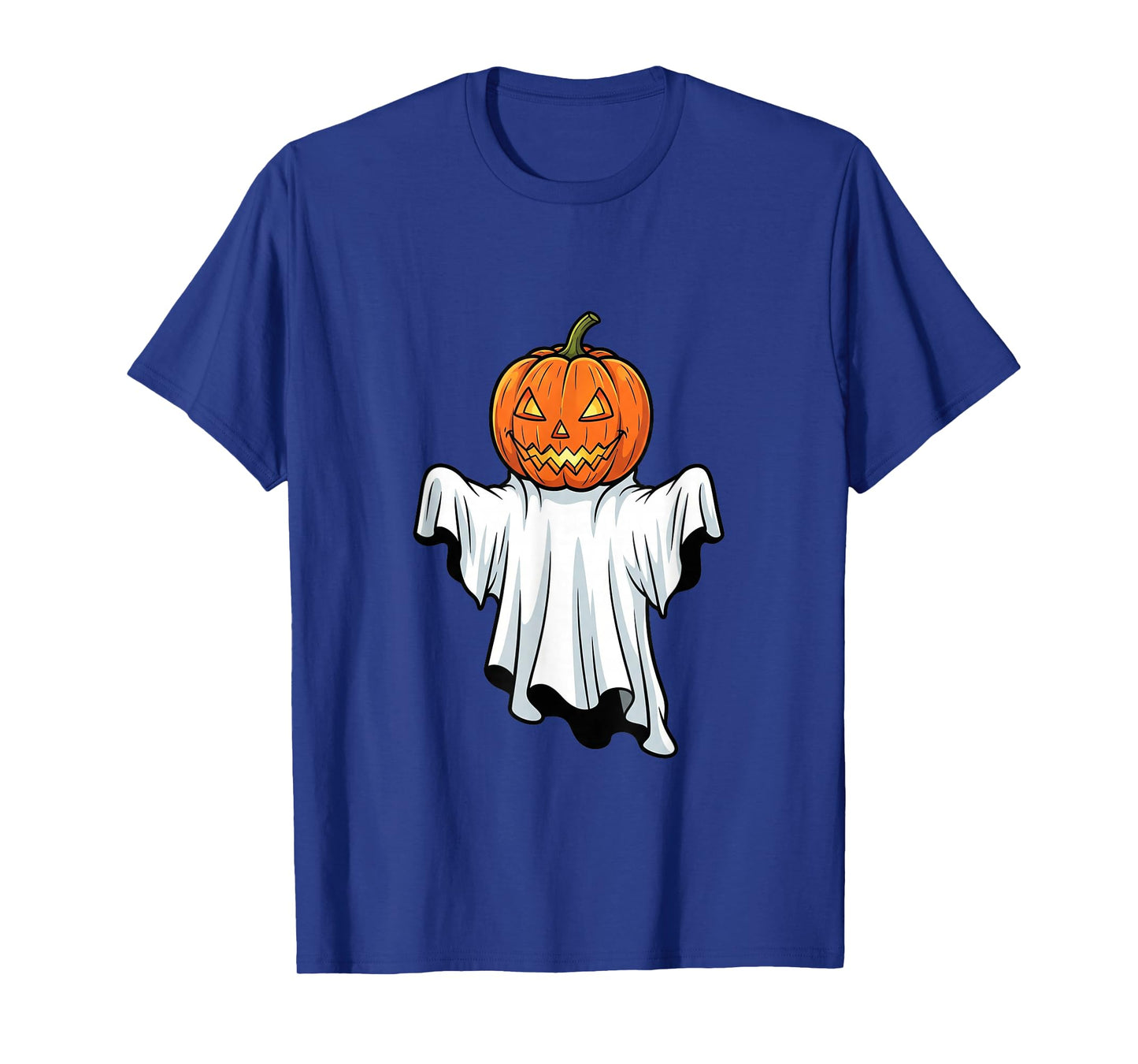 Pumpkin Head Crow Scarecrow Creepy Halloween Ghost Jack O T-Shirt