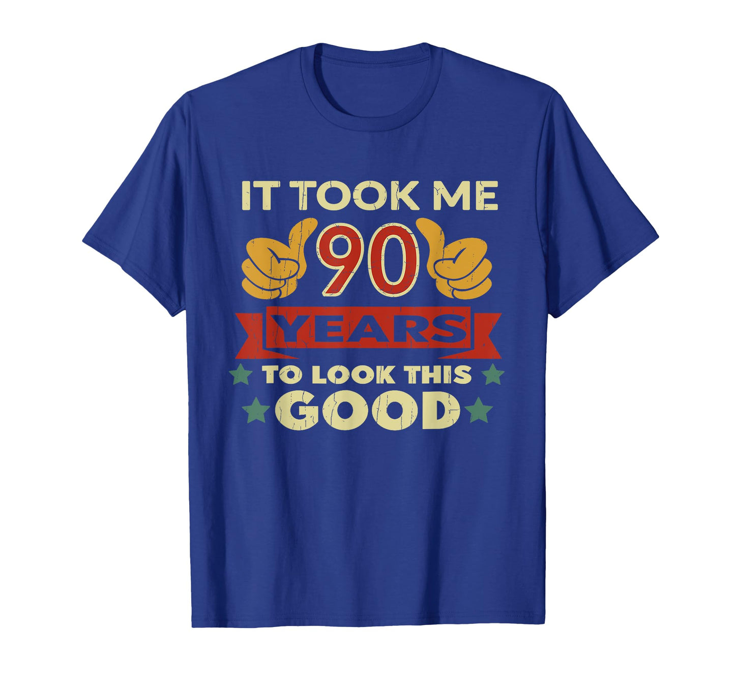 It Took Me 90 Years Vintage 90th Birthday T-Shirt