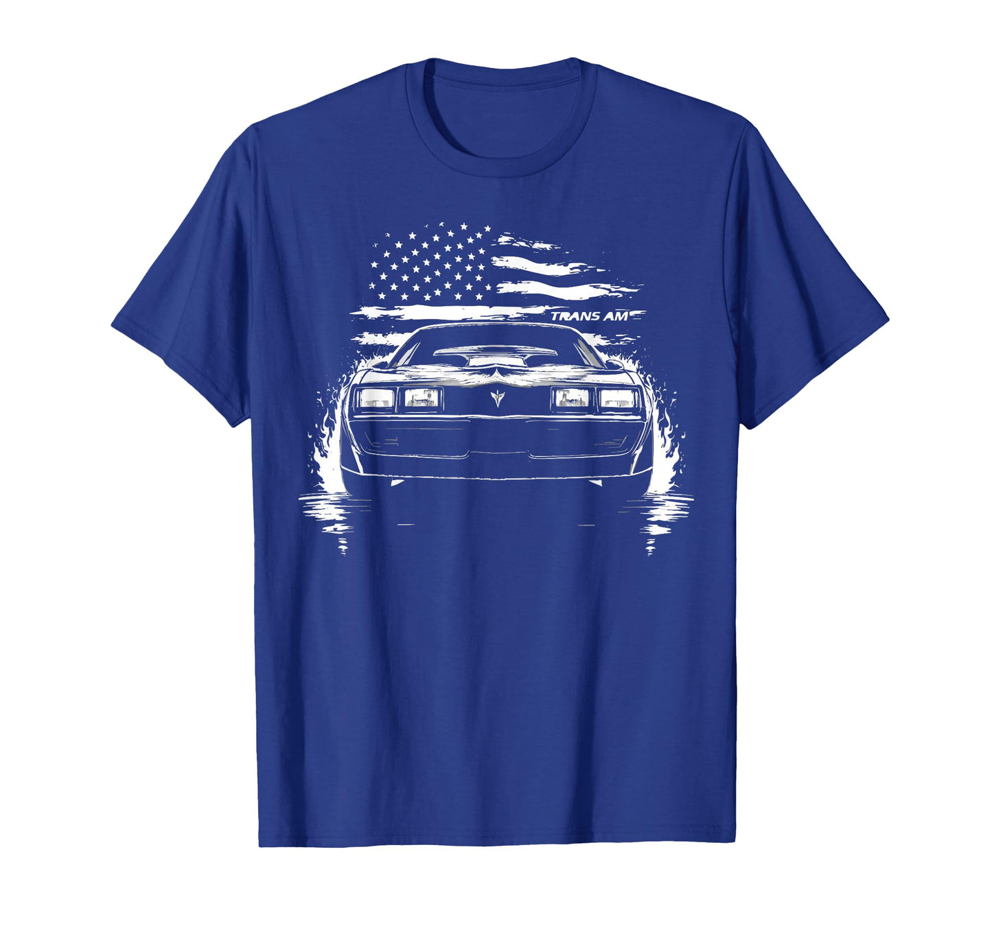 1982 Trans Am Muscle Car Patriotic Flag USA 1980's Trans Am T-Shirt