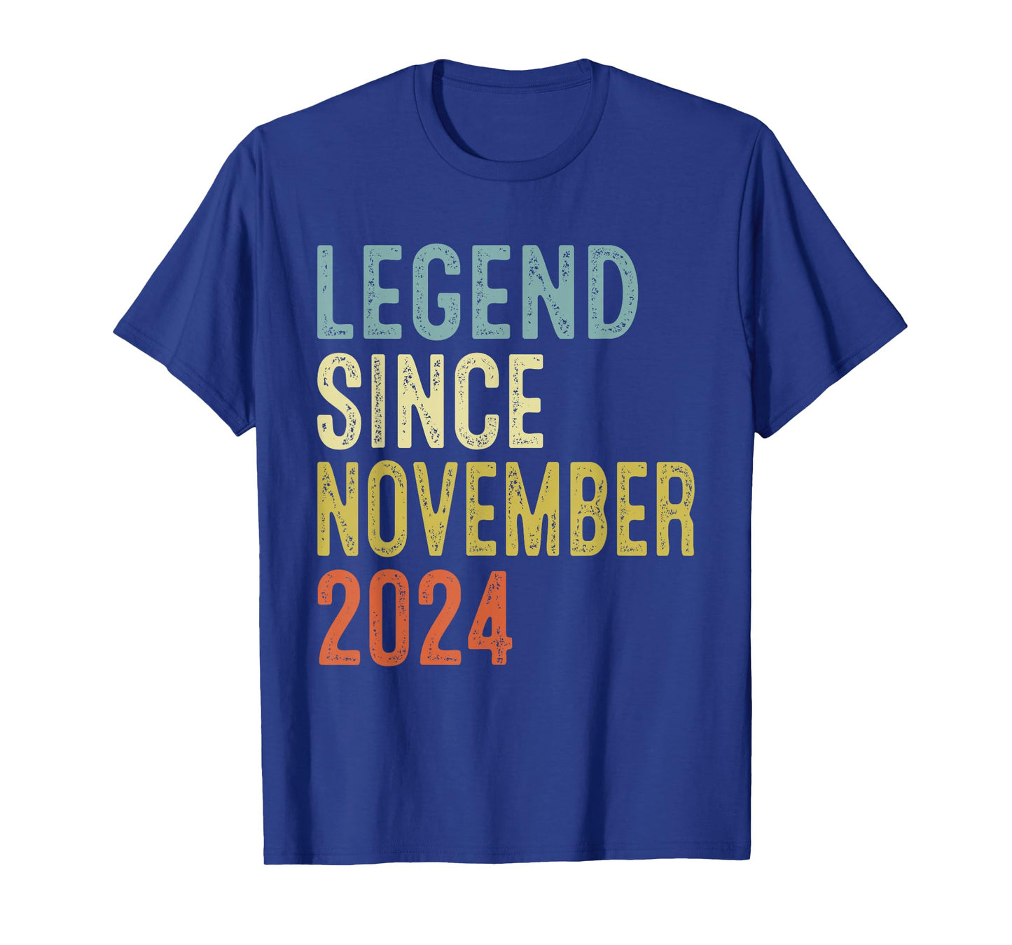 Legend Since November 2024 1st Birthday Gifts 1 Year Old T-Shirt
