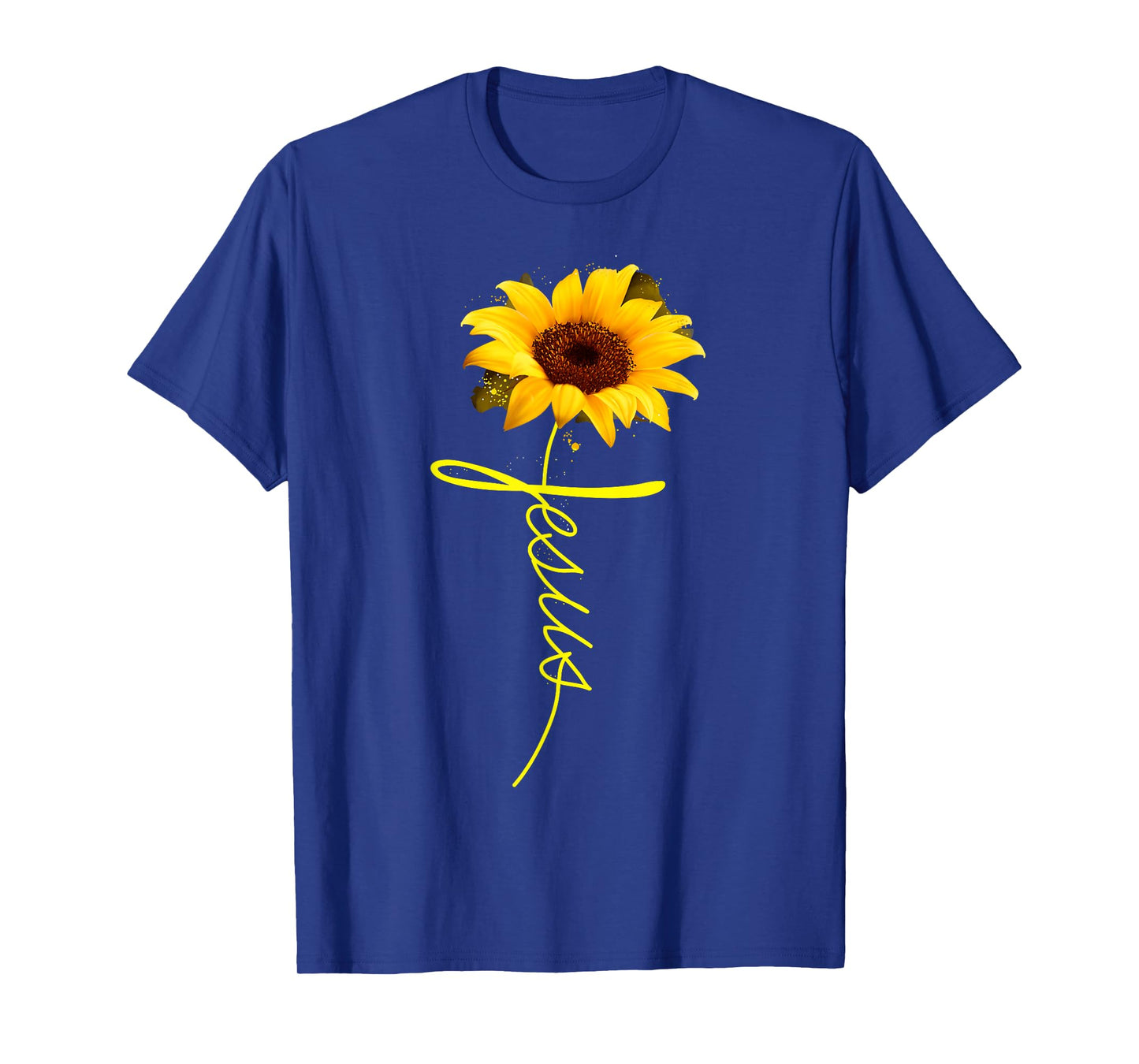 Jesus Sunflower T-shirt Christian Gift T-Shirt T-Shirt
