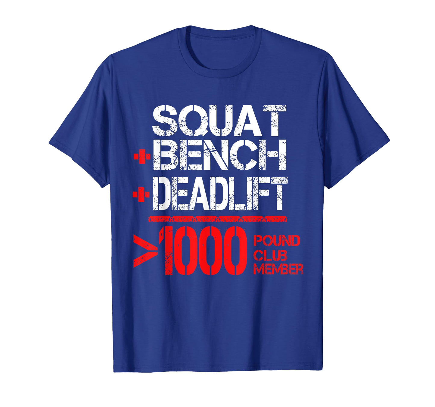 1000 Pound Club Member Powerlifting T-Shirt T-Shirt