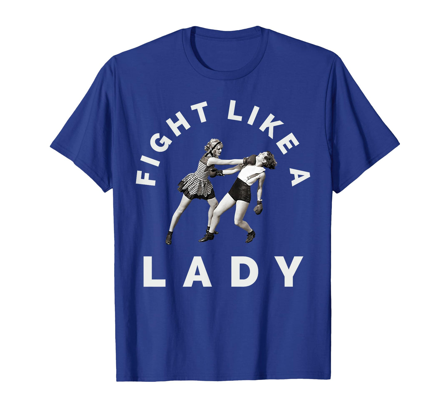 Fight Like A Lady Women's Boxing, Karate, Martial Arts & MMA T-Shirt