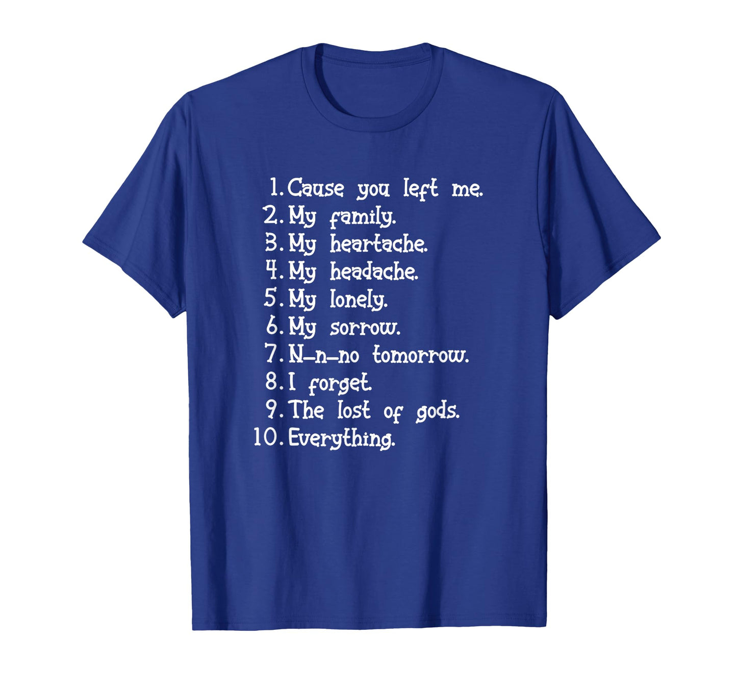 I Forget What Eight Was For Funny Saying Music T-Shirt