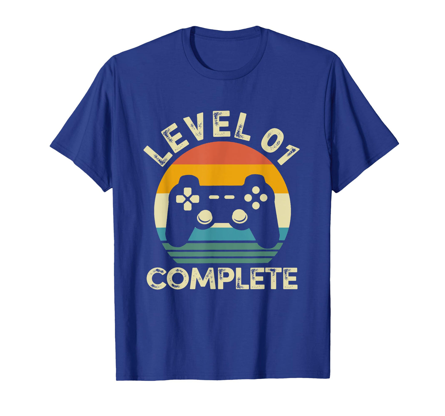 Vintage Level 01 Complete 1st Birthday 1 Year Old Video Game T-Shirt