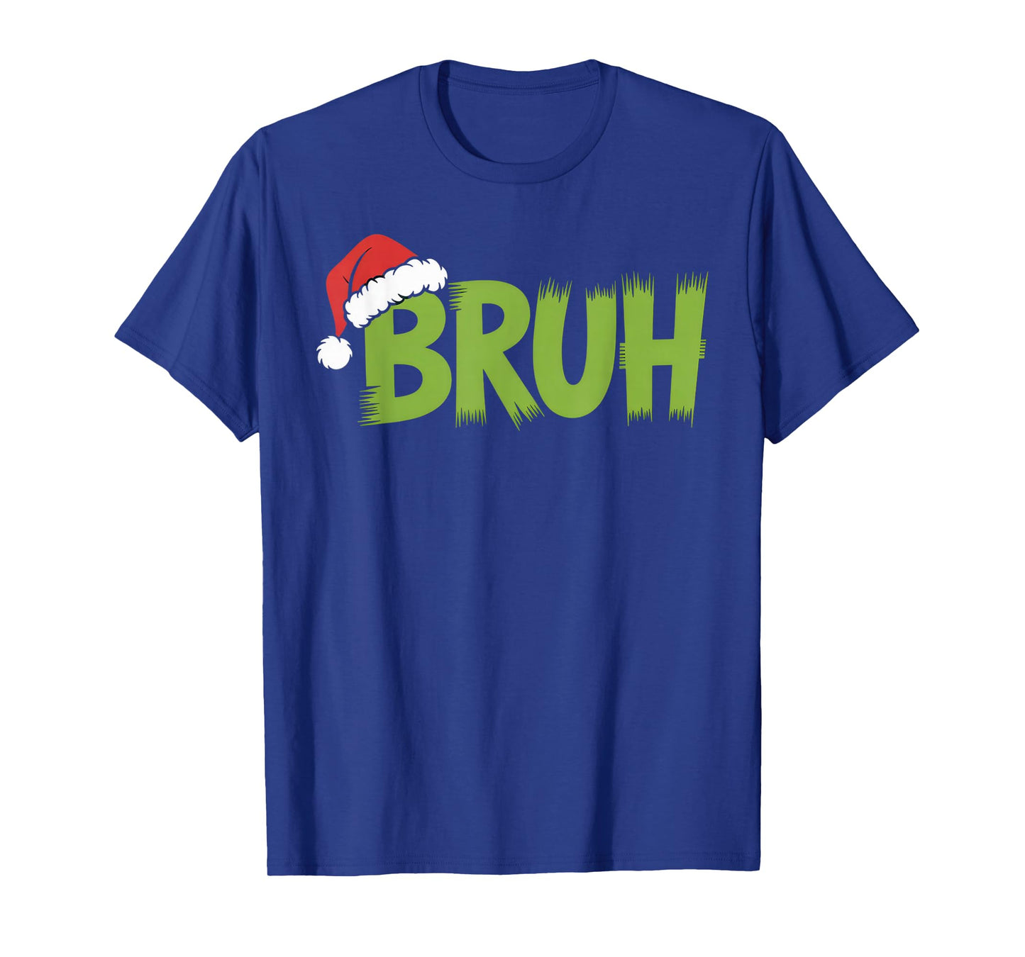 Bruh Santa Hat Christmas Vibe for Chill Teens and Funny T-Shirt