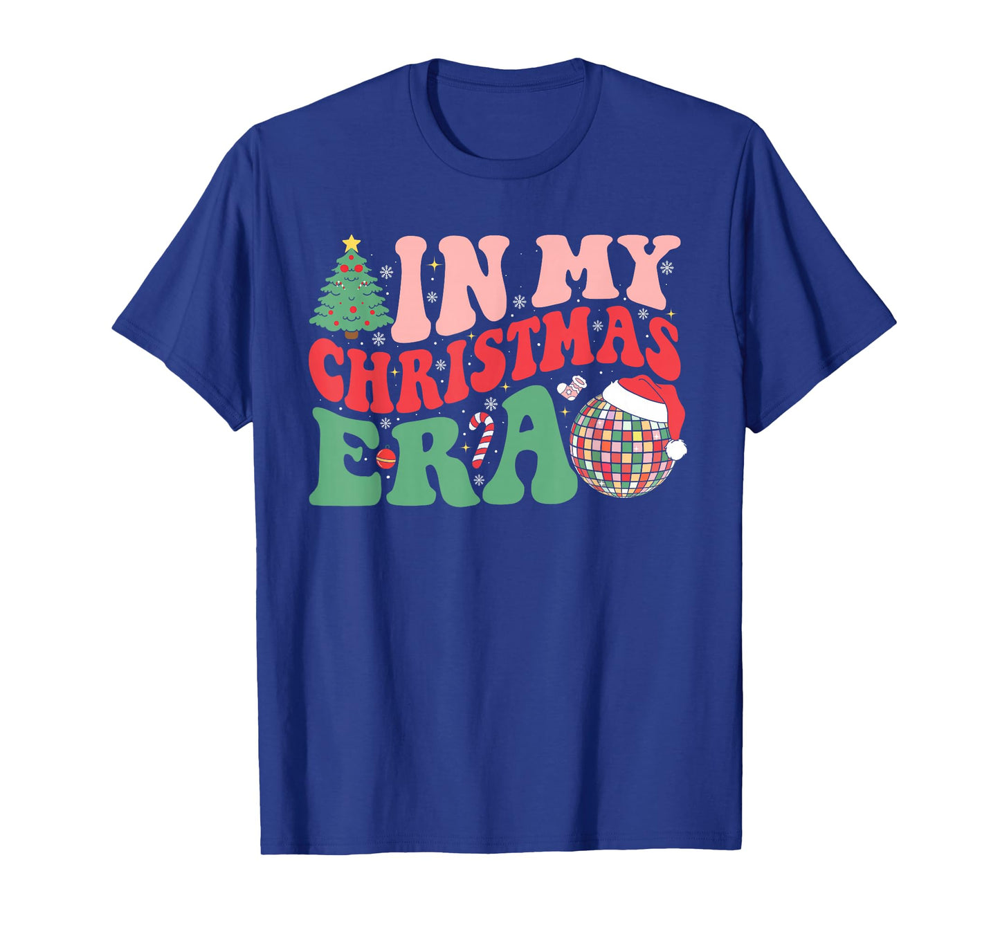 in My Christmas Era Groovy Retro Christmas Family Matching T-Shirt