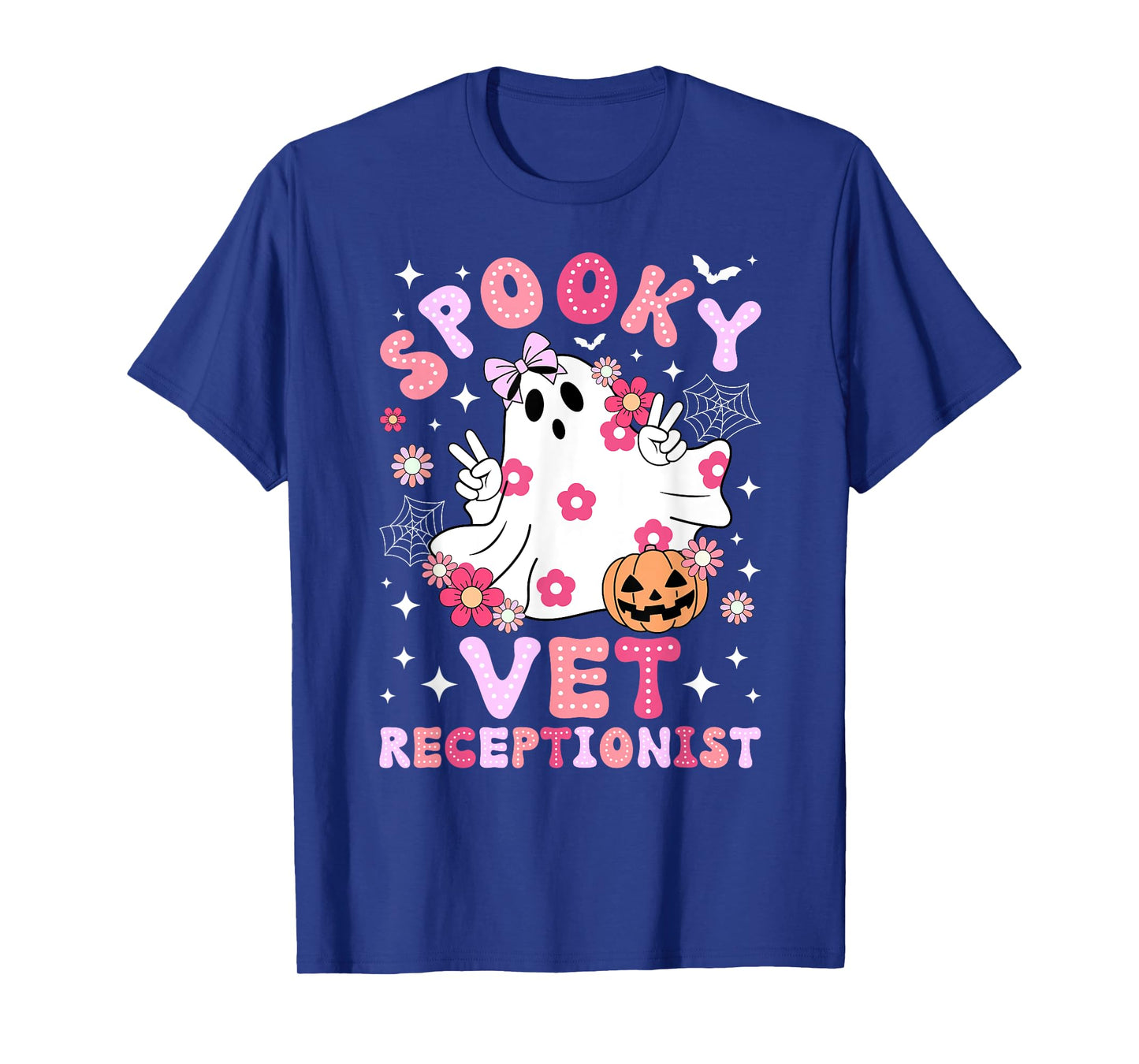 Spooky Vet Receptionist Halloween Veterinarian Receptionist T-Shirt