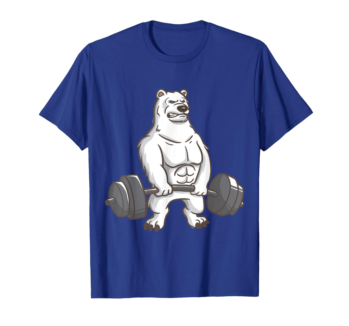 Polar Bear Powerlifting Weightlifting Gym And Animal Lovers T-Shirt
