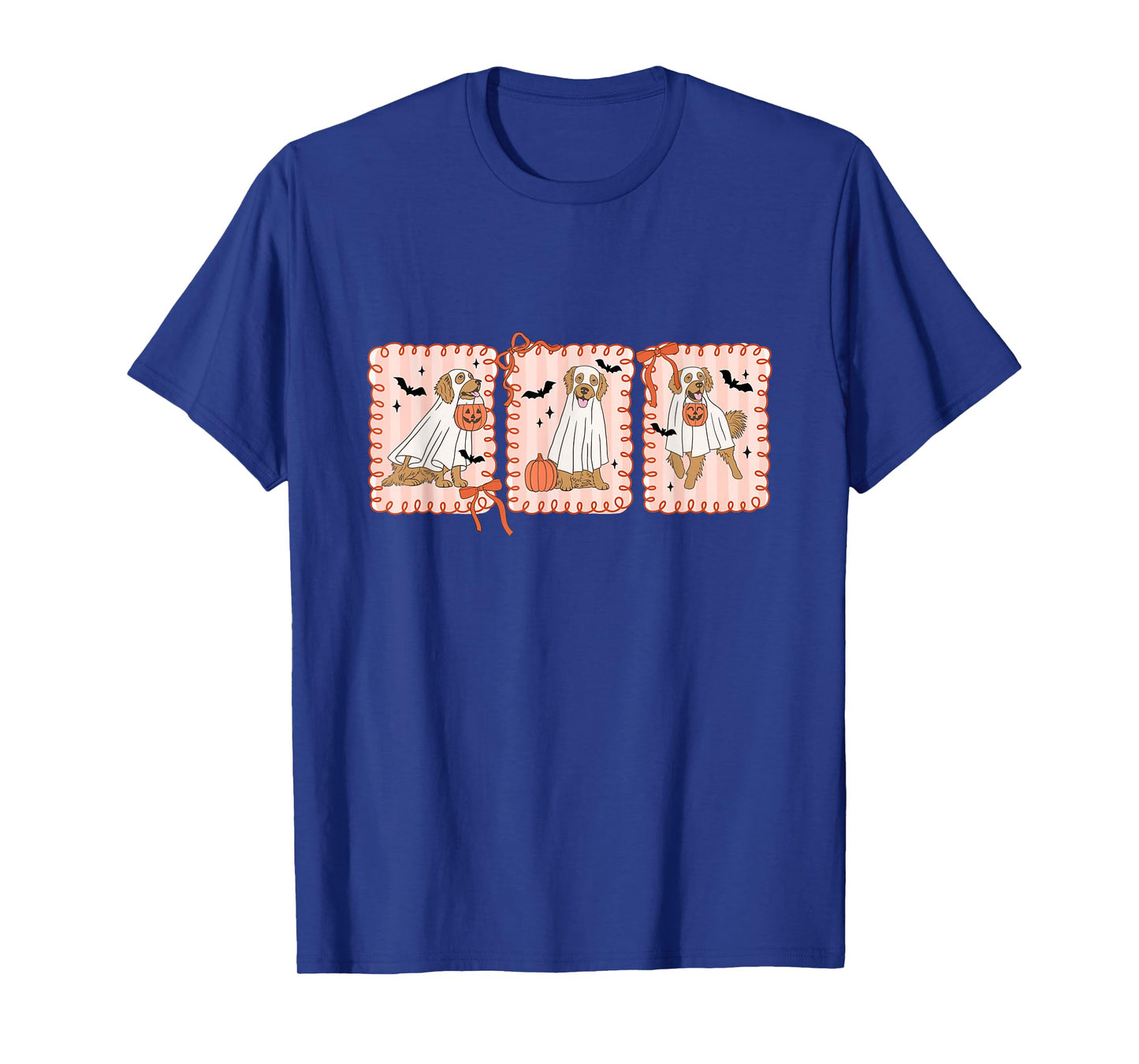 Ghost Dog Halloween Golden Retriever Dog Mom Trick Or Treat T-Shirt