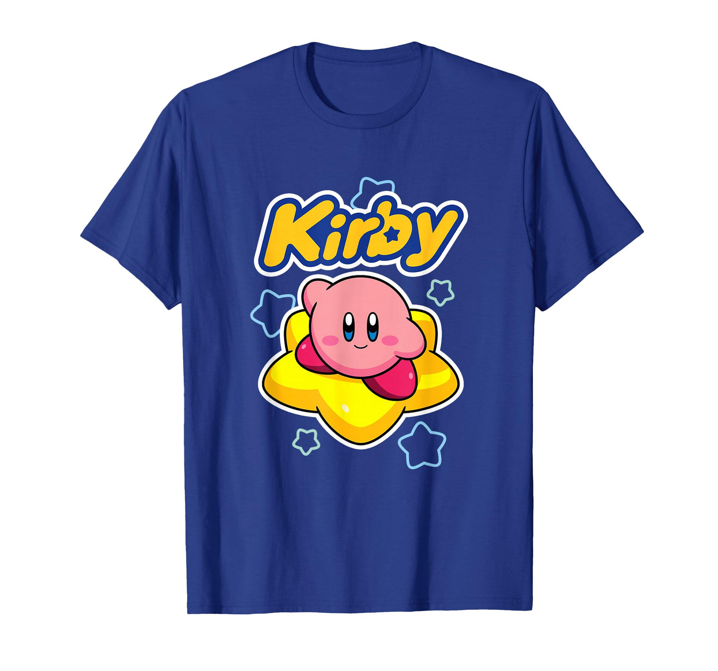 Kirby Nintendo Big Star Surfing Portrait T-Shirt