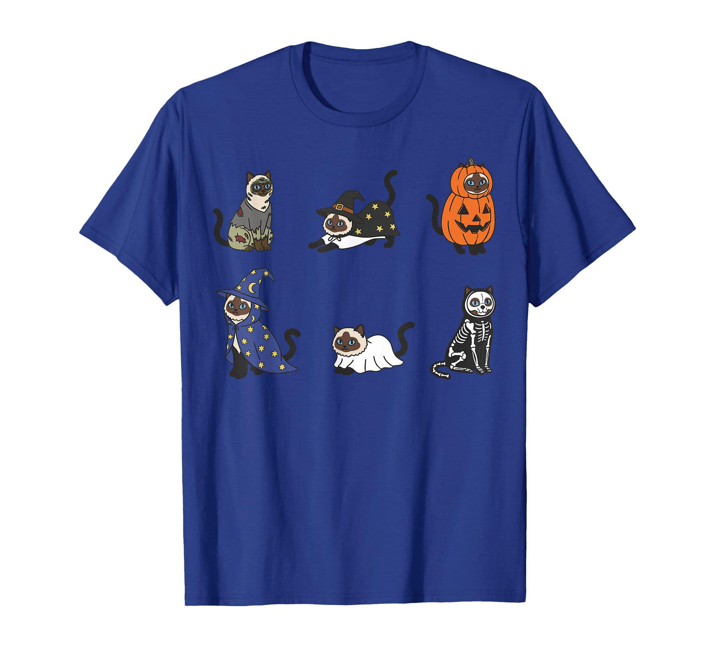 Ragdoll Cat Mom Halloween Cute Witch Pumpkin Cats T-Shirt