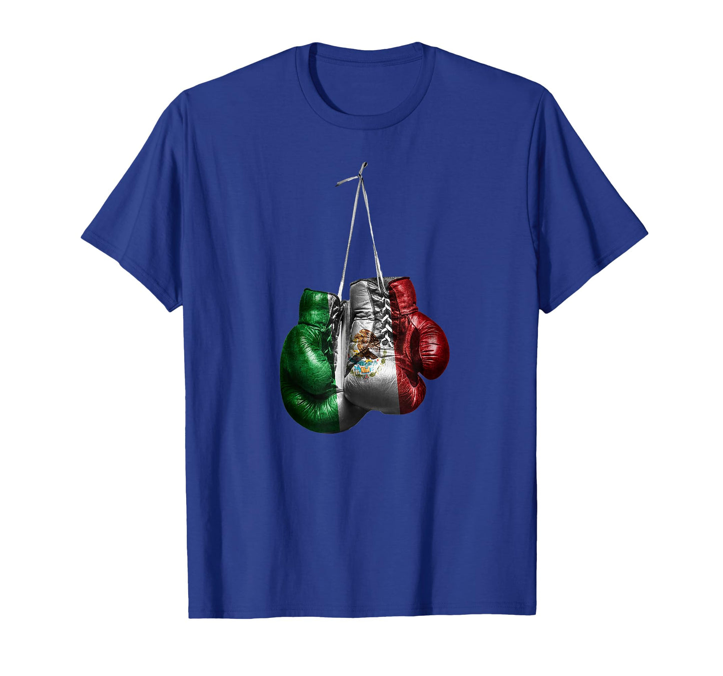 Boxing Gloves Tee - Mexico Vintage Flag T-Shirt for Women, Black, Small, Short Sleeve, Classic Fit, Cotton, Polyester