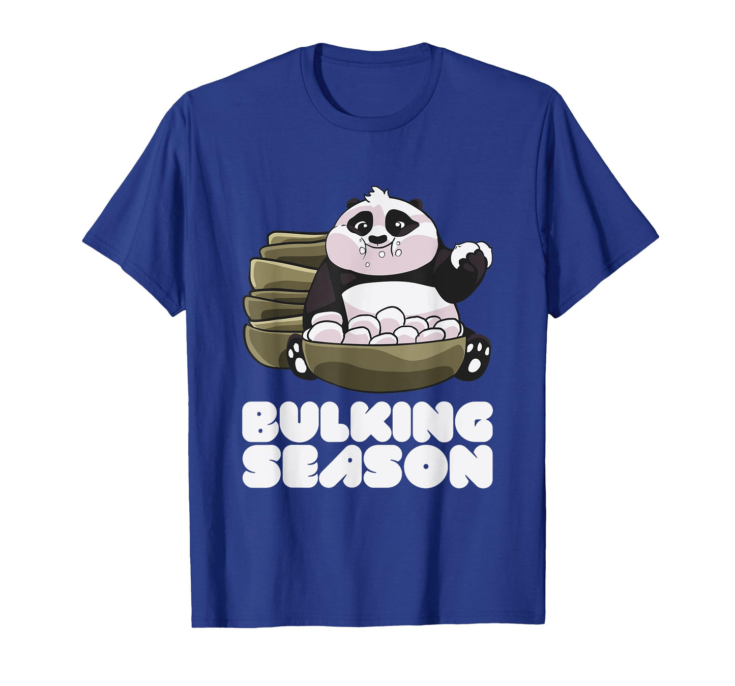Funny Bulking Season Clean Bulk Cute Panda Bear Gift T-Shirt