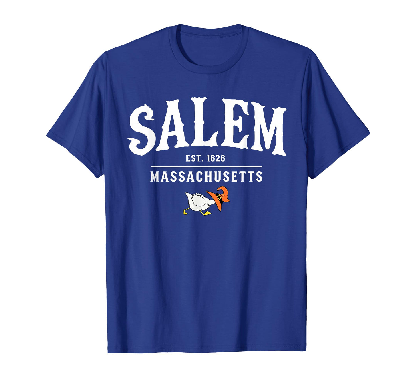 Salem 1626 Massachusetts MA Halloween Duck Witch Costume T-Shirt