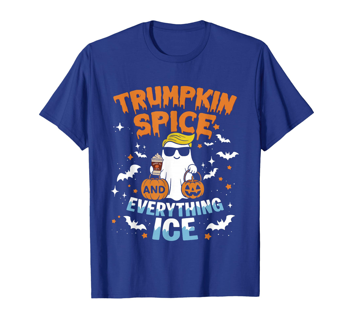 Trumpkin Spice and Everything Ice Fall Autumn Halloween T-Shirt