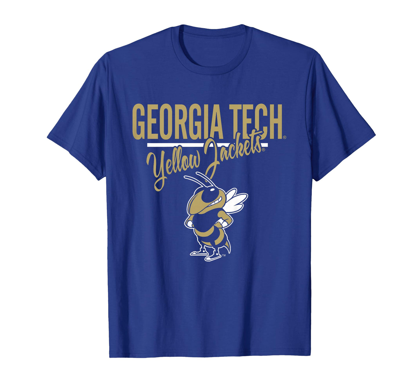 Kids Georgia Tech Yellow Jackets Kid's Mascot Navy T-Shirt