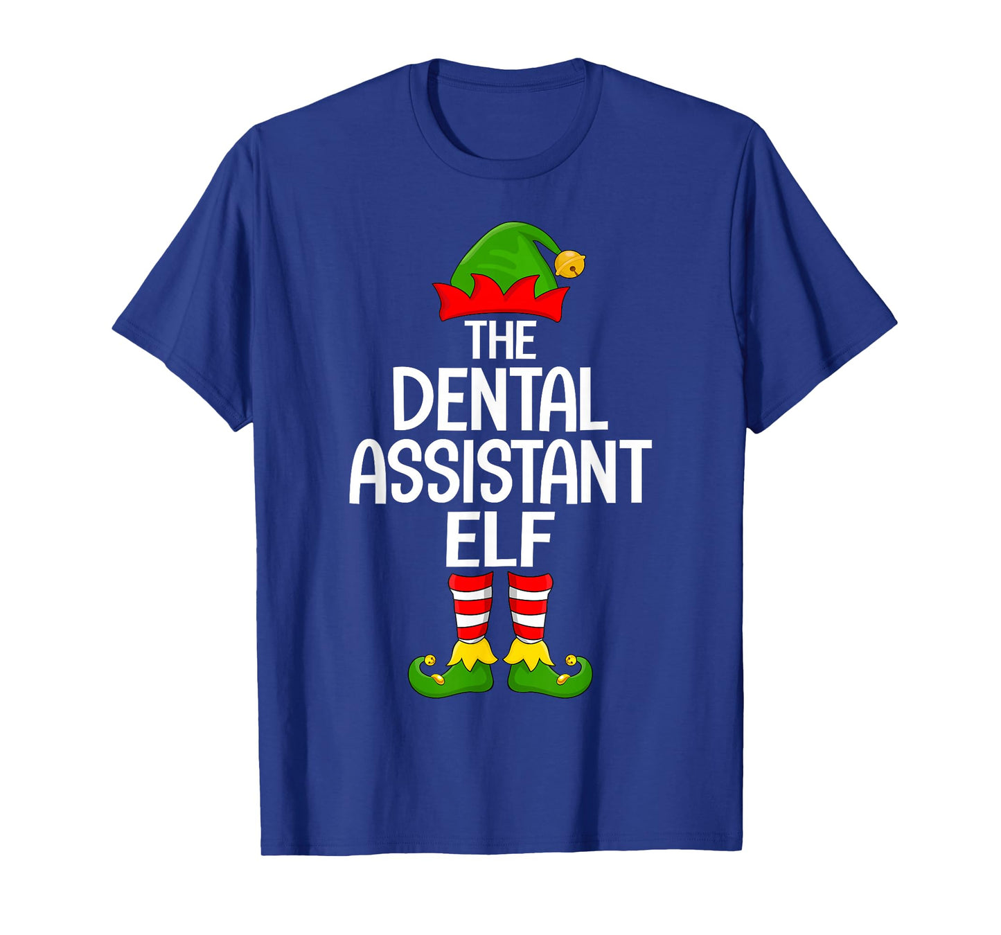 Dental Assistant Elf Matching Family Elf Squad Christmas T-Shirt