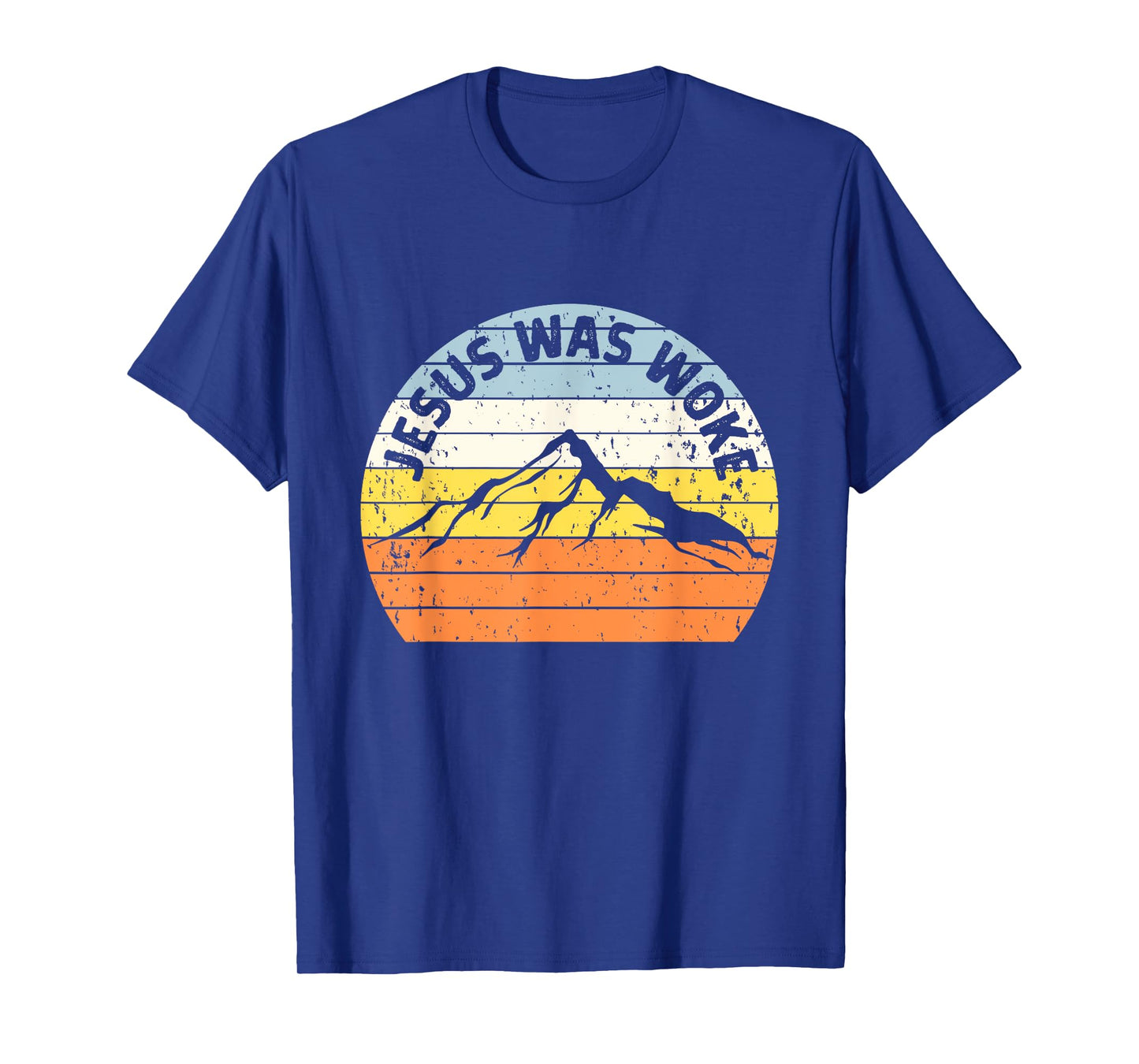 Sunset Vintage Jesus Was Woke T-Shirt